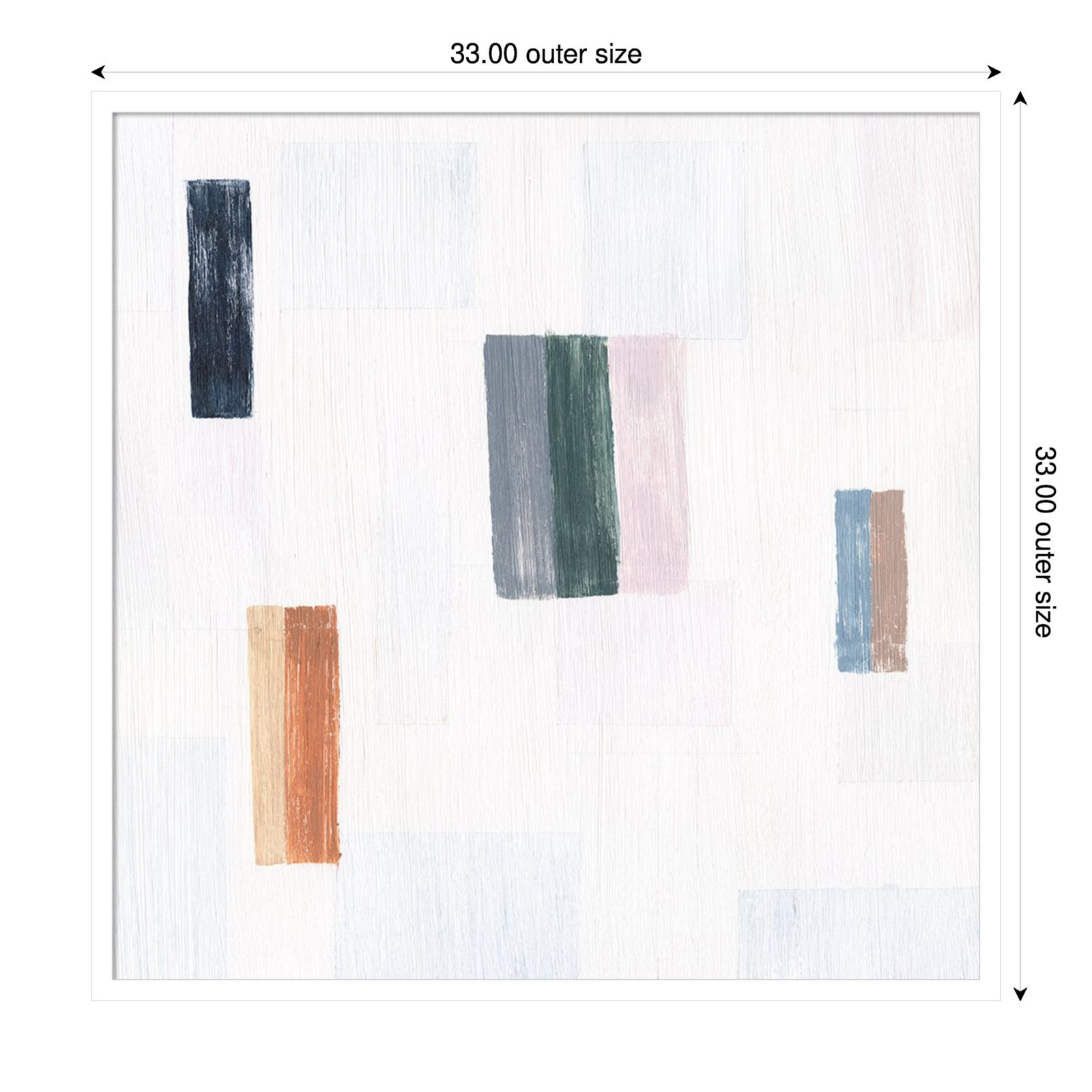 Somatic I Print by Vanna Lam, White, 33" H x 33" W