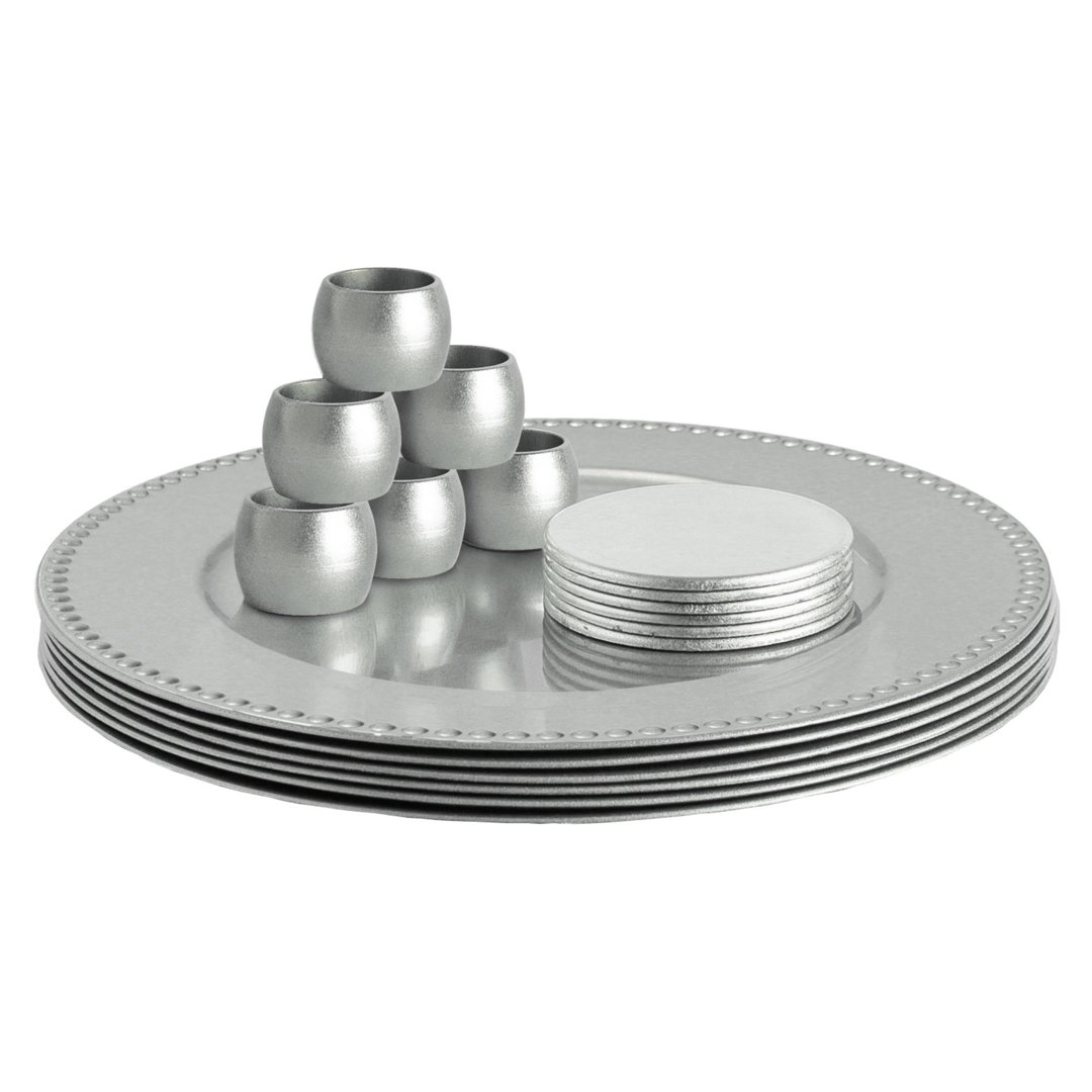 Other Solid Colour Round Placemat And Napkin Set