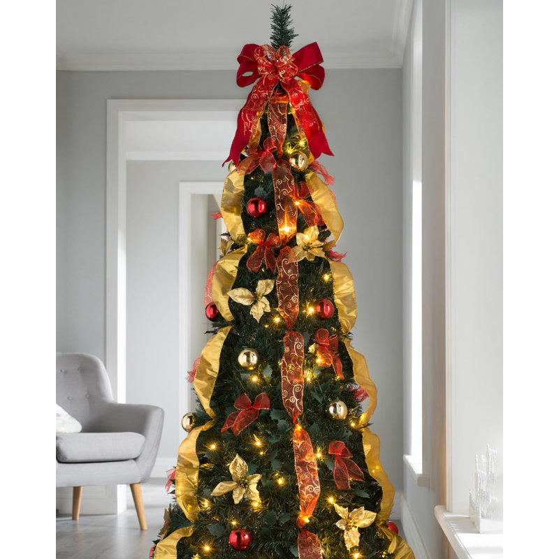 6' H Lighted Artificial Christmas Tree