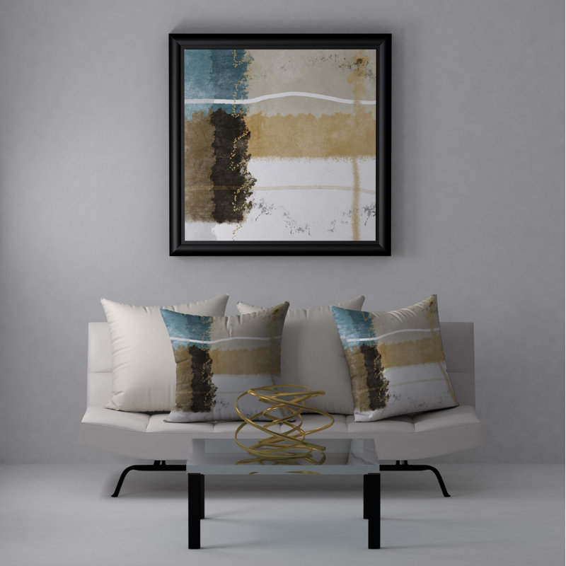 Reversible Throw Pillow, 24" x 24"