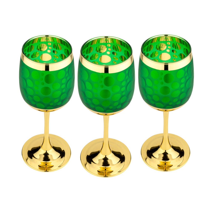 Mercer41 Shilee 3 pièces 10 oz. Ensemble de verres à vin tout usage en verre