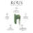 ROUS Hardware Art Deco L-Bar Cabinet Knob, Solid Aluminum, Matte Finish, Olive (Green) 1-Count-93546668