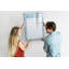 Magnetic Memo Board Whiteboard - 60 x 90 cm - With Marker and Magnets - To do list