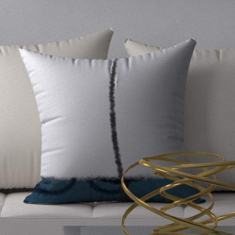 Housse de coussin carrée sensationnelle et insert, 18 po x 18 po