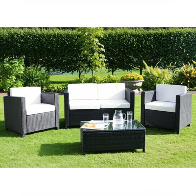 Gatland 4 Seater Rattan Sofa Set