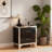 Elegant High Gloss Nightstand With Metal Handles - 2-Drawer Mirrored Bedside Table (Bedroom/Living Room), Sturdy Mdf, Easy Assembly, 22.4''L X 15.7''W X 23.6''H，Black-743902150