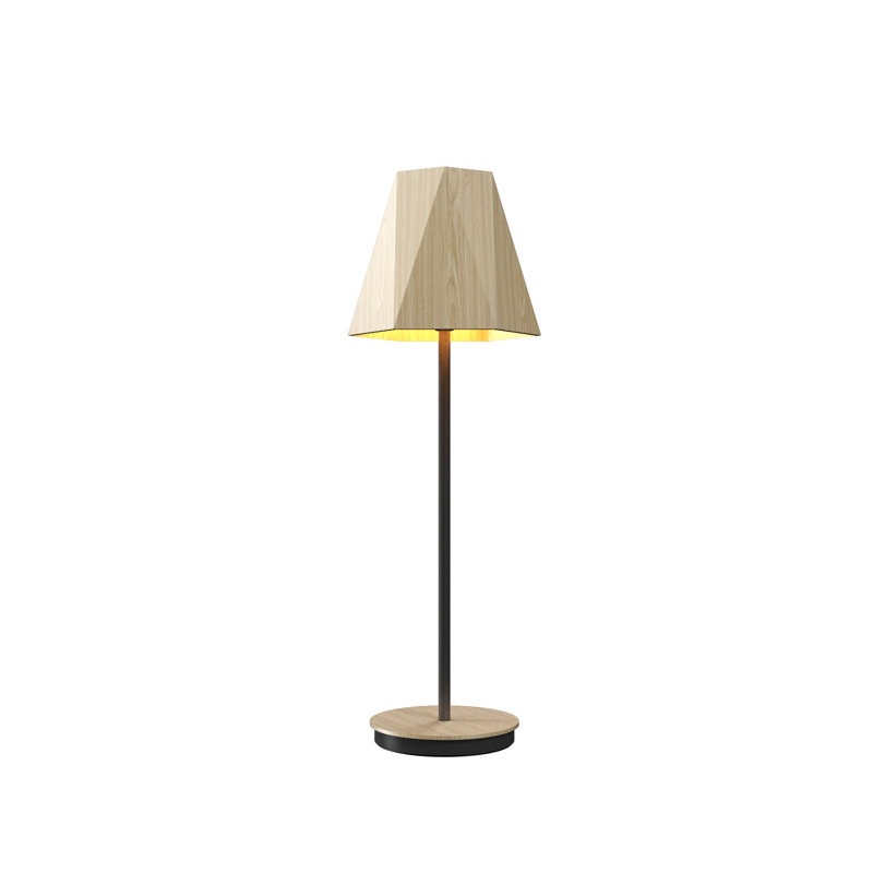 Lampe de table Facet Accord, H 29,92 po x l 7,87 po x P 7,87 po, Blanc organique
