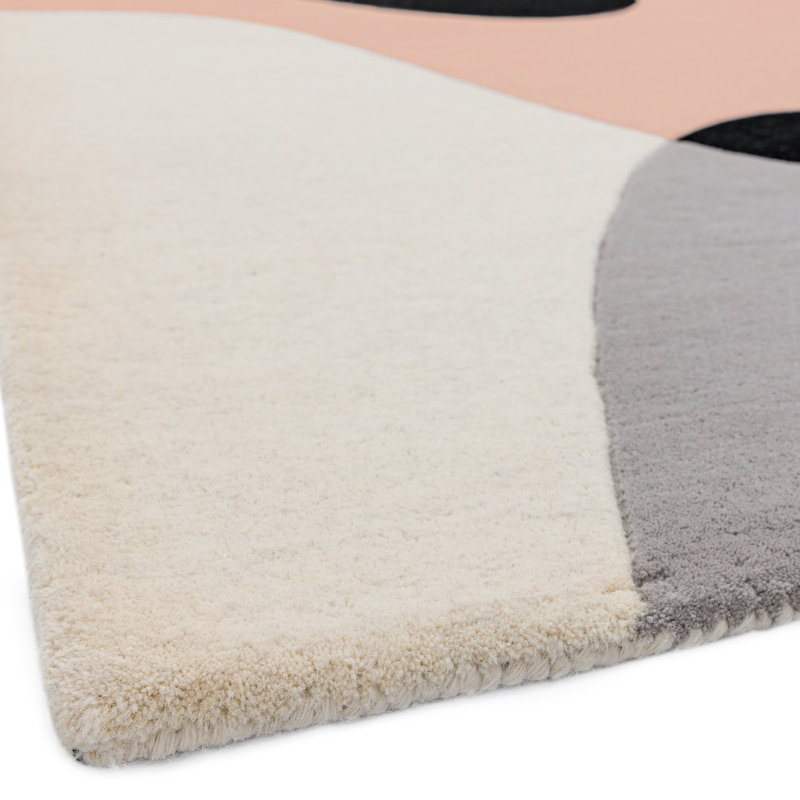 Wade Abstract Wool Hand Woven Area Rug, Rectangle 200 x 300cm