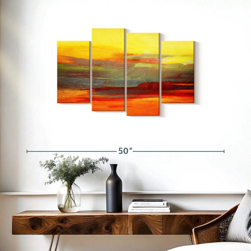 Avery Summer Abstract, 22" H x 36" W
