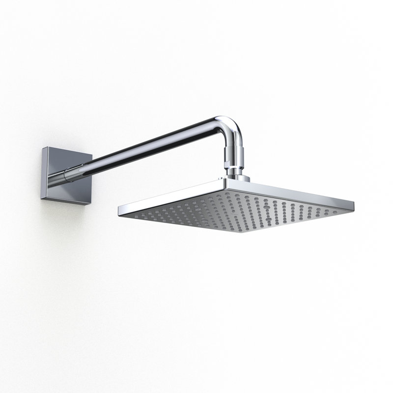 G Series Rain Shower Arm, Wall Mount, Polished Chrome