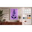 Lavender Stem Botanical - Wrapped Canvas-131761429-131761436