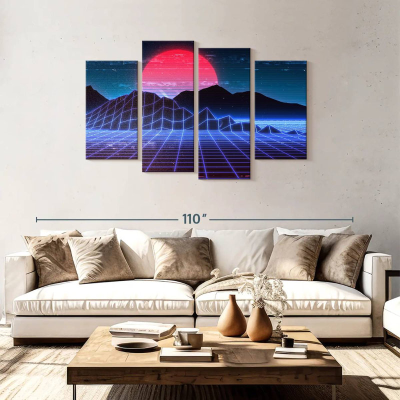 Kelan Digital Sunset, 48" H x 75" W