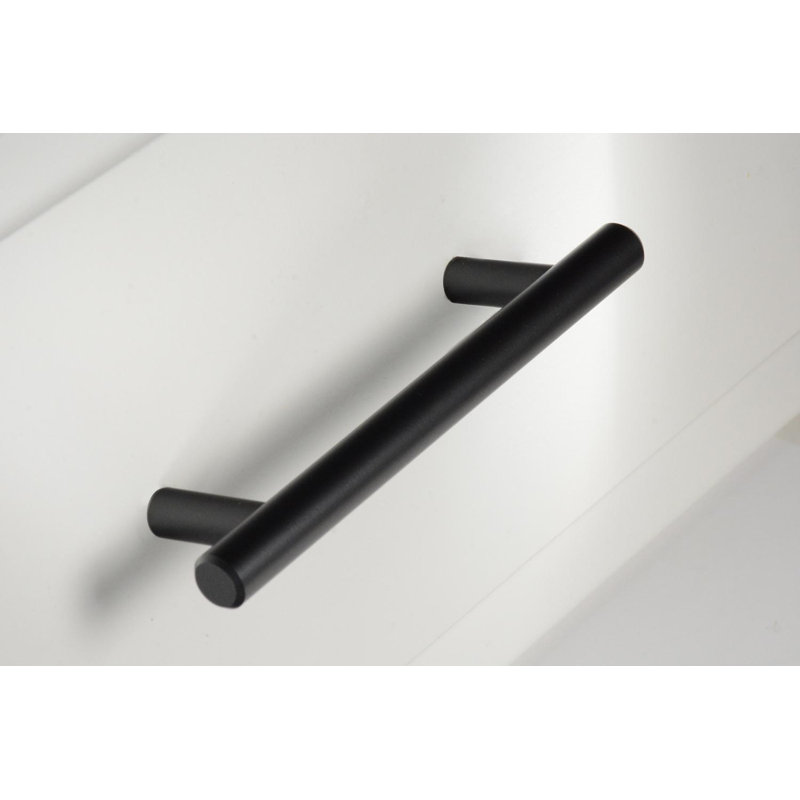 Poignée barre 3 1/2 po Origins, Thermolaquage noir, 3 3/4"