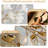 Ceramic Ginkgo Leaf Khadizah 10 - Light L59 Inch Chandelier