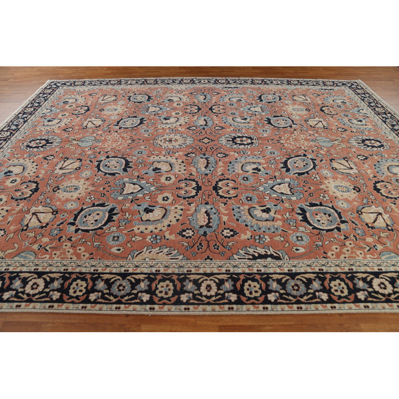 Tapis oriental floral Sultanabad Ziegler noué à la main 10 x 13