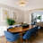 4-light Handcrafted Glass Bubble Semi-flush Mount