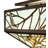 Rustic Lodge Glass Flush Mount
