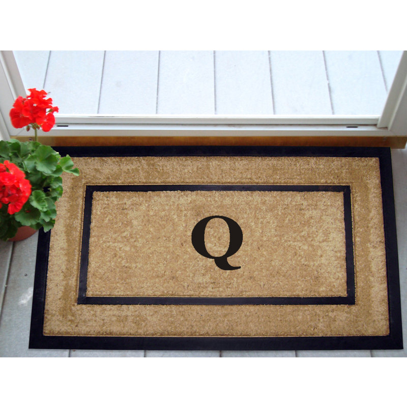 Tapis de porte antidérapant pour l'extérieur, L 22 po x L 36 po, Q