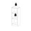 Kottick 107.2 cm H x 40.6 cm W Standard Bookcase