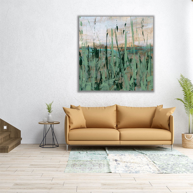 «Through the Grass I», reproduction d'art sur toile, H 12 po x l 12 po