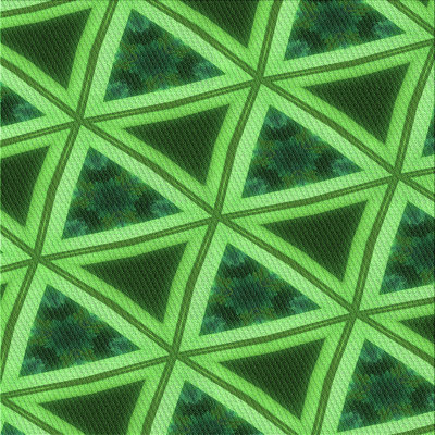 Tapis géométrique néon / vert