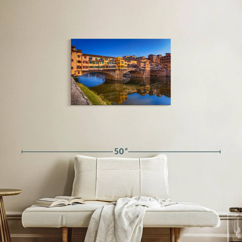 Ponte Vecchio In Florence, 20" H x 30" W