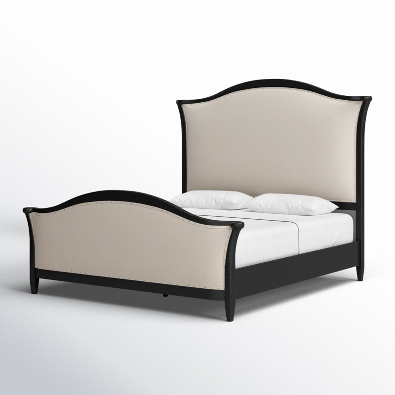Ciao Bella King Upholstered Bed- Black, King