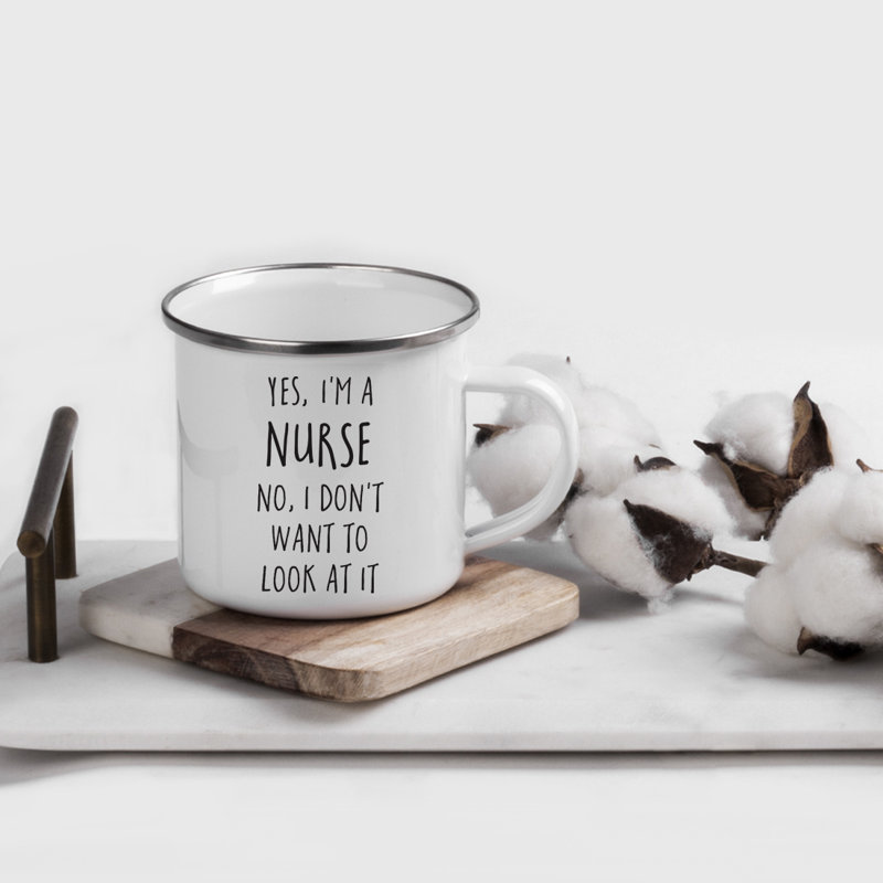 11 oz. Cadeau de tasse à café en acier inoxydable Graduation