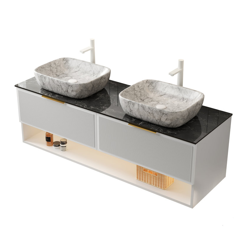 MALONE 60" Bathroom Vanity With Sinks