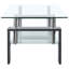 Table basse Table de bout Canapé Table Meuble de salon Verre trempé-1536448134