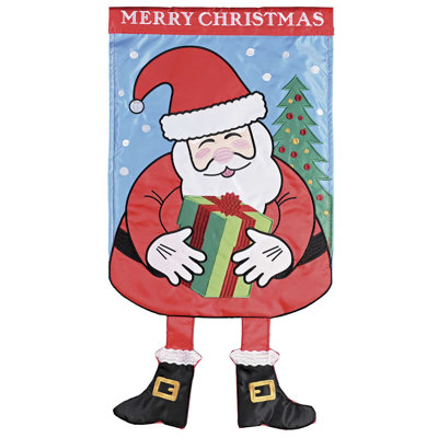 Crazy Leg Santa Merry Christmas