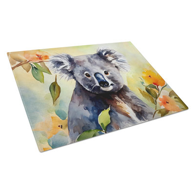 Koala Glass Cutting Board Large