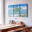 «Palm Tree Paradise», 3 pièces sur toile-98562469