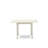 3 Piece Dining Room Table Set Contains a Rectangle Dining Table with Dropleaf and 2 Faux Leather Upholstered Chairs, Linen White-319287327-332843188-319287326
