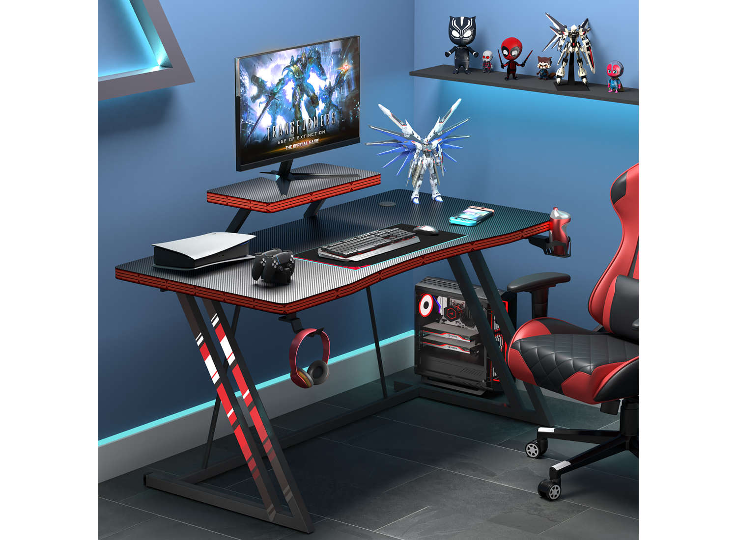 The ultimate gaming setup.  Game room, Gamer room, Video game room