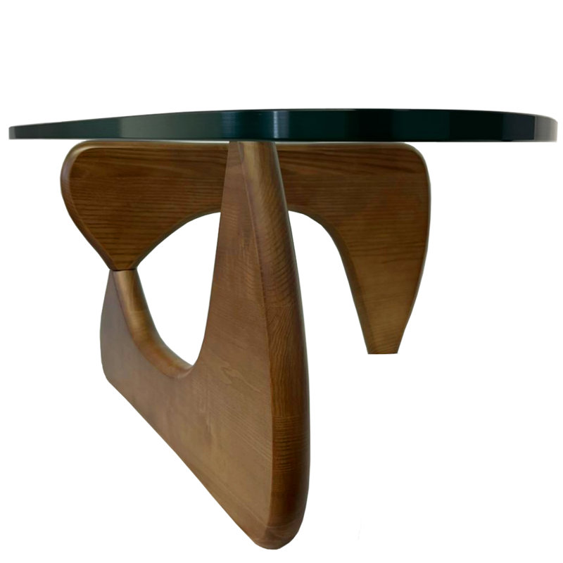 Table basse Trinidad avec base en bois massif