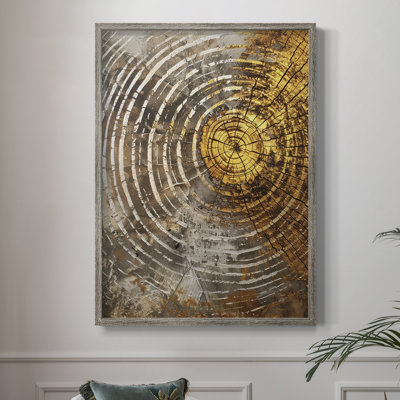ABSTRACT Series Cxxxvi, reproduction encadrée - bois massif