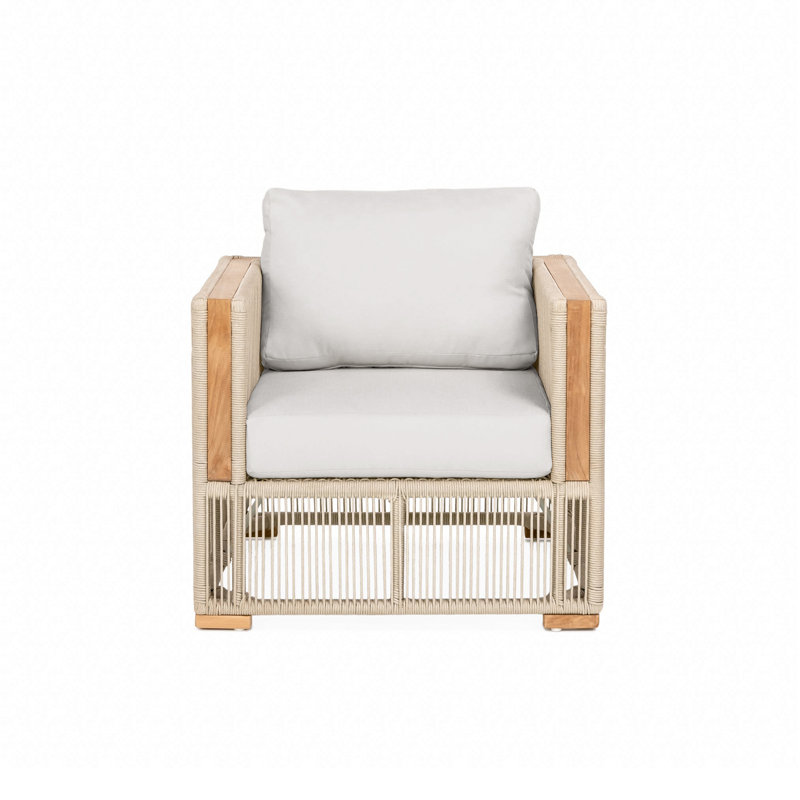 Fauteuil club Campo - Argent, Gris, Beige