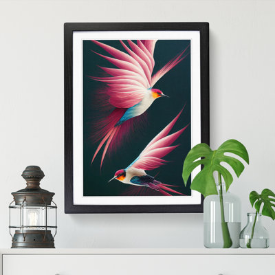 Swallow Birds - Single Picture Frame Print