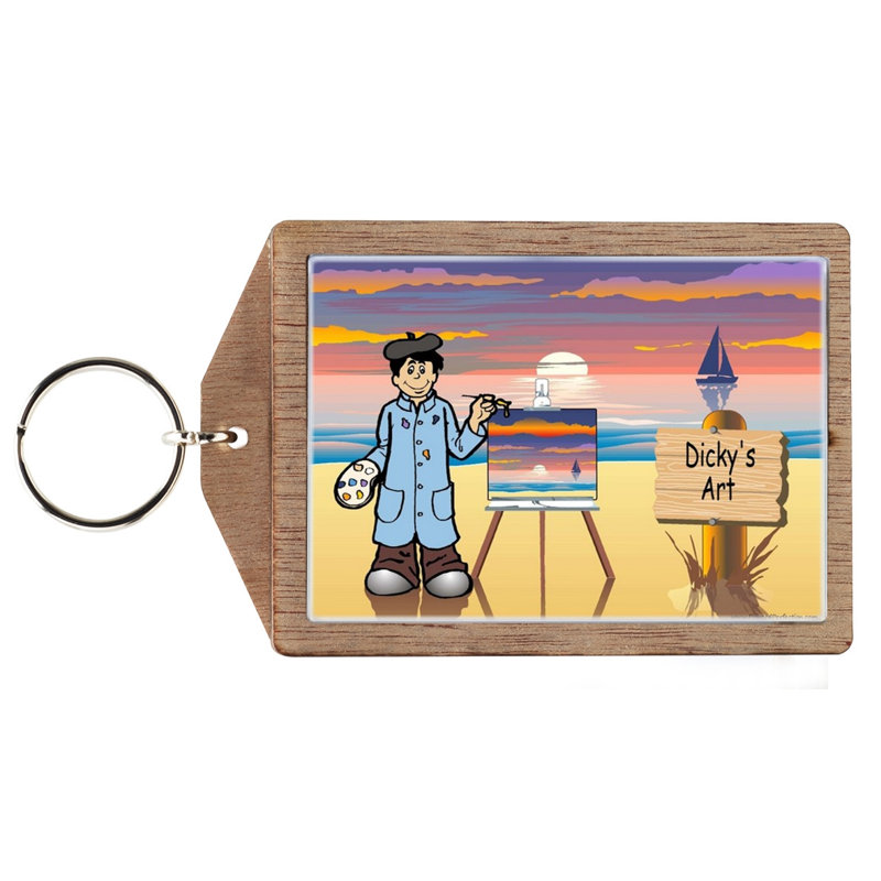 Artiste personnalisé - Porte-clés mâle