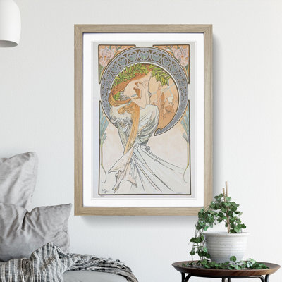 The Arts Poetry Vol.2 by Alphonse Mucha - Picture Frame Painting