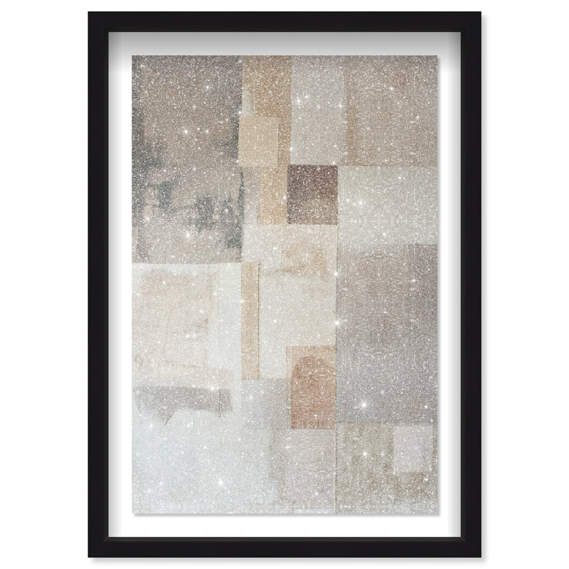 Dustveil (I) Shadowbox Abstract Print by Oliver Gal, Black Frame, 10 x 15, 46.5"H x 31.5"W, Black Frame