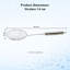 Buckingham Stainless Steel Strainer Ladle Skimmer with Non-Slip Handle-129527561