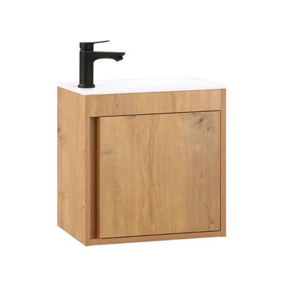 500mm Single Bathroom Vanity with Integrated Resin Basin