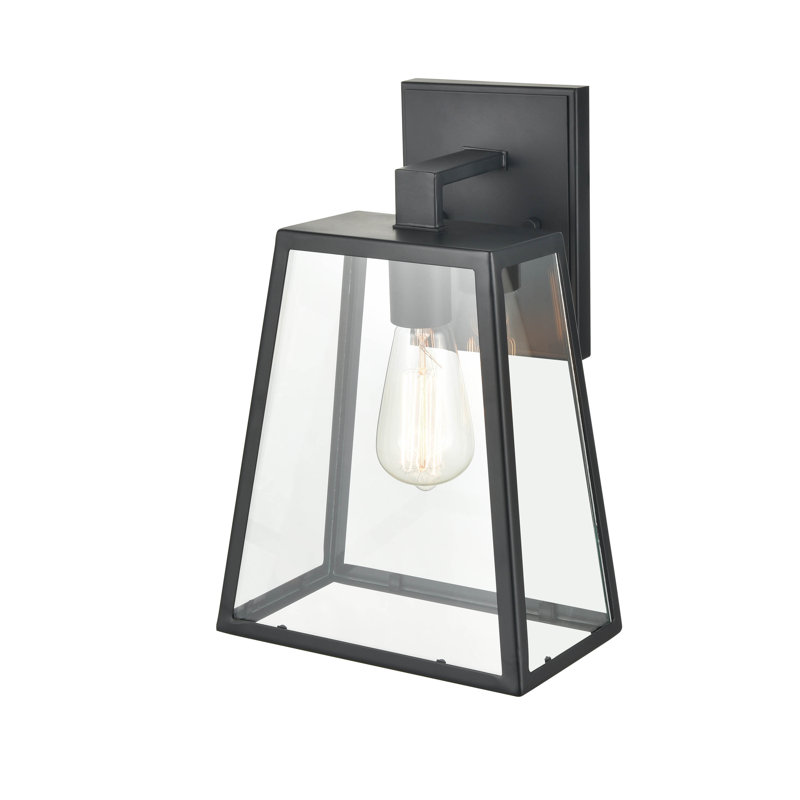 Marcantel Wall Light, 13" H x 9" W x 9" D, Black