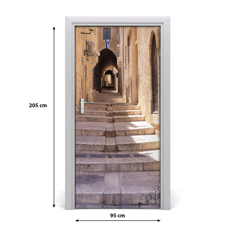 Jerusalem Israel Door Decal