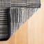 Denim Rag Gridwork Blue Handwoven Cotton Rug-960413286