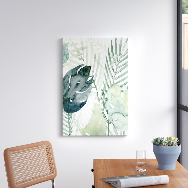 «Palm P pièces I», peinture sur toile, H 30 po x l 20 po