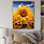 Tournesols jaunes dansant de Benjamin - impression