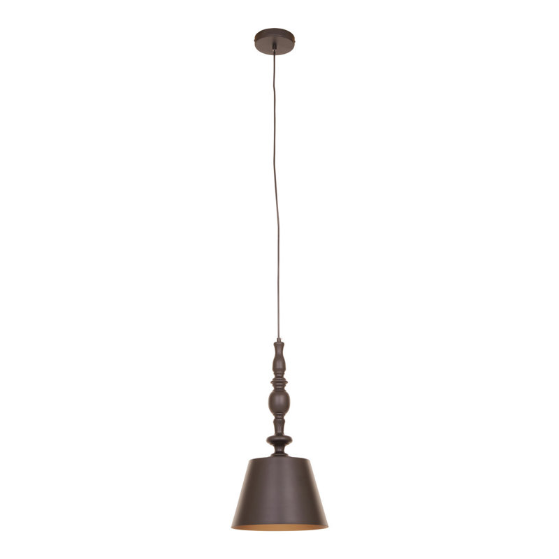 Zack 1 - Light Black Single Pendant
